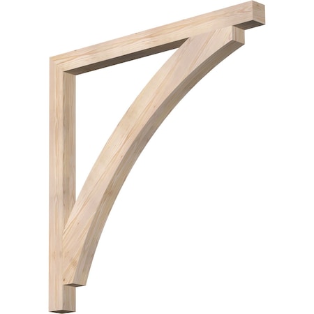 Thorton Block Smooth Bracket, Douglas Fir, 3 1/2W X 48D X 48H